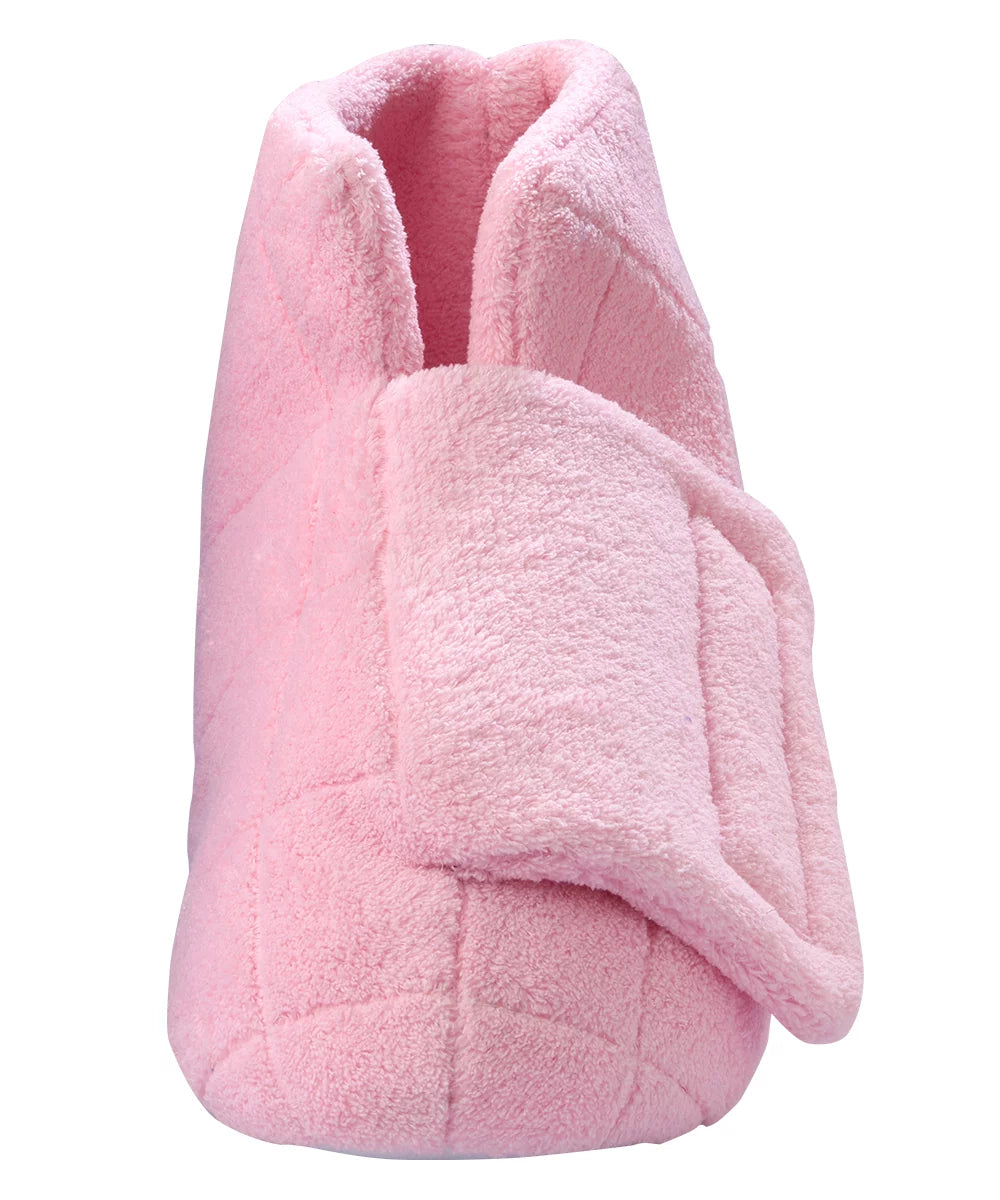 Baby Pink Extra Wide Bootie Slippers I342216