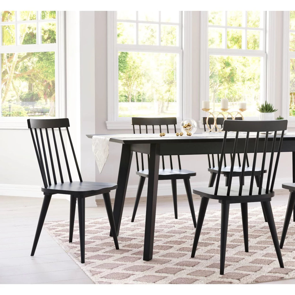 Black Dining Chair Set of 2 R7881