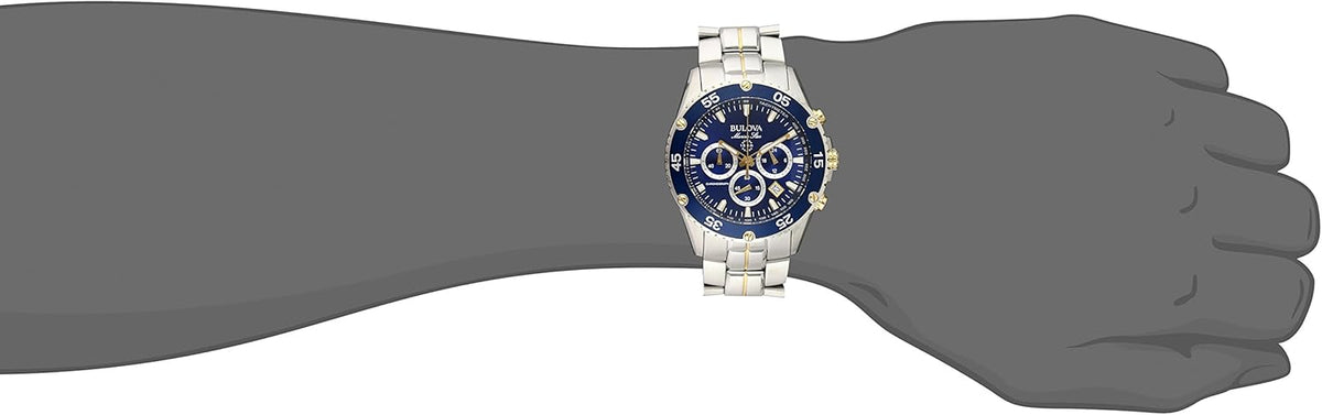 Two-Tone Stainless Steel Chronograph Quartz Watch M104711