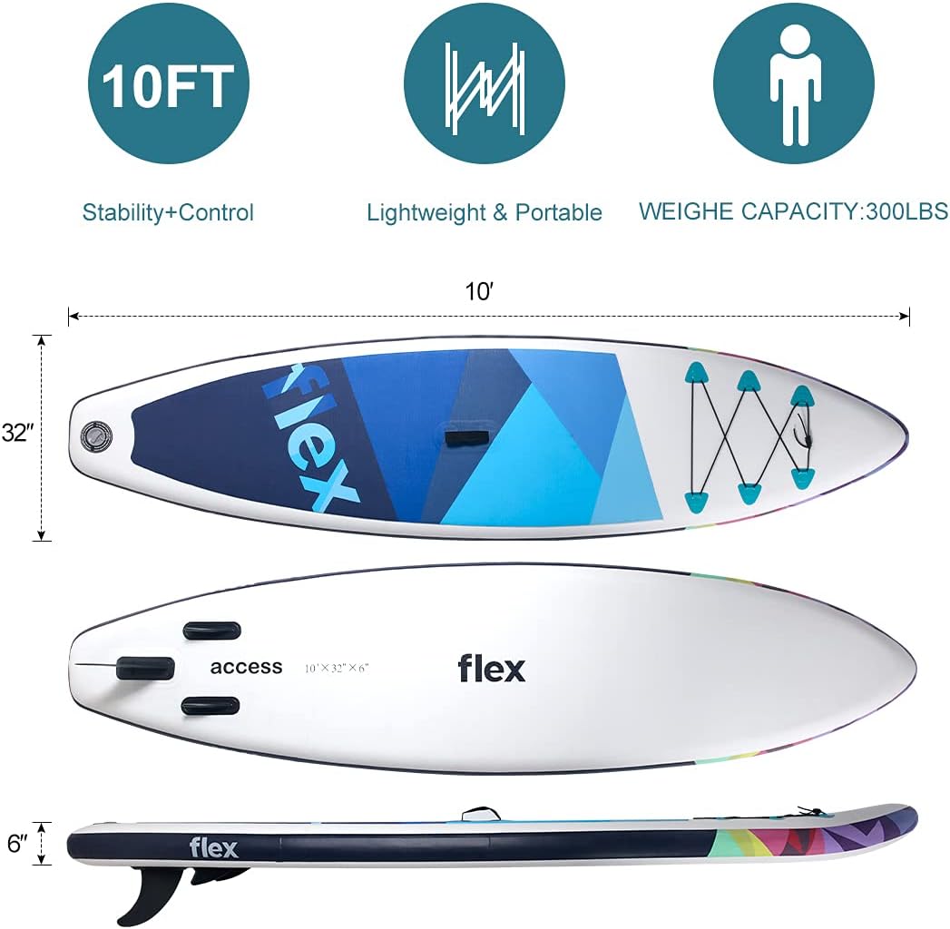 10 FT Stand-Up Paddleboard with Carry Bag T408672