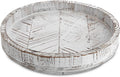 White Round Wood Lazy Susan 12 Inch H461481