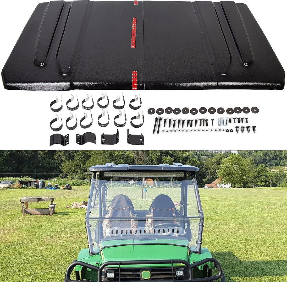 Black Plastic Hard Top Roof H843