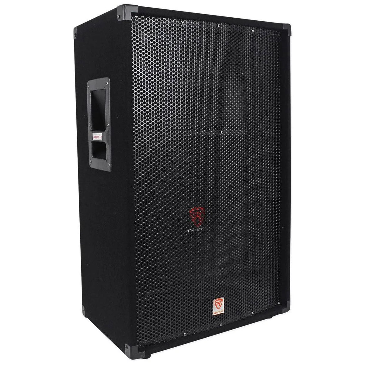 15 3WAY 3000W PA Speakers with Powered Mixer and Cables E583