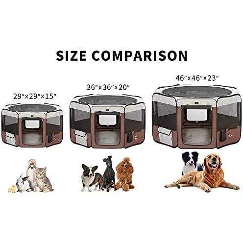 Dog Playpen Portable Pet Play Pens for Small C771372