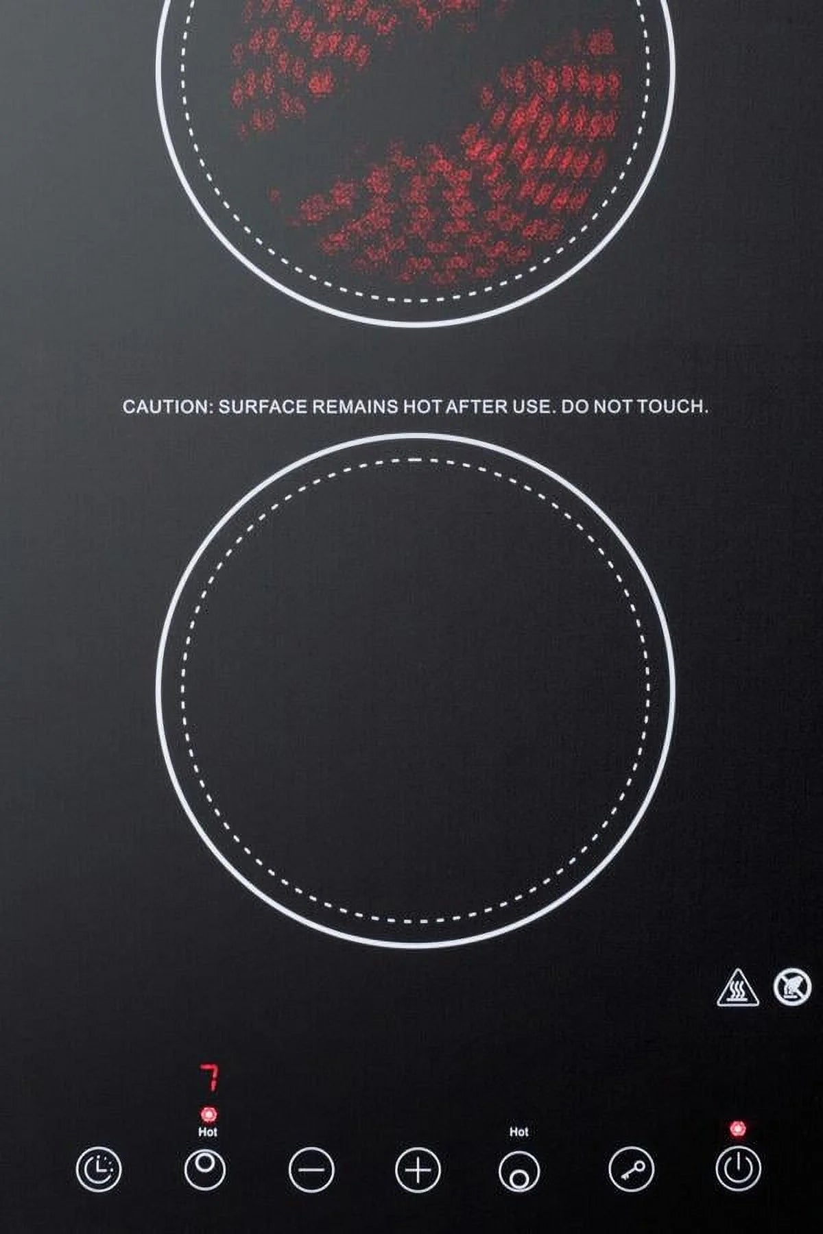 2-Burner Electric Cooktop in Black S249506