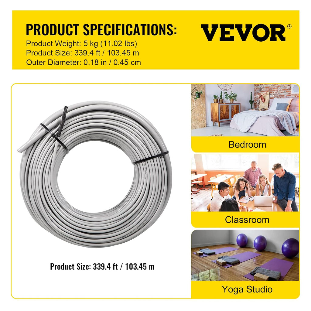 103 Square Feet Waterproof Insulated Floor Heating Cable R873719
