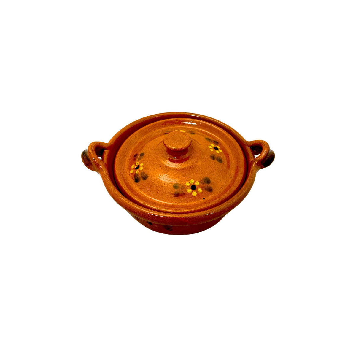 Terracotta Lidded Cazuela Q912