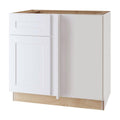 42x34.5x24 in. Plywood Shaker Blind Corner Base Kitchen Cabinet E94938