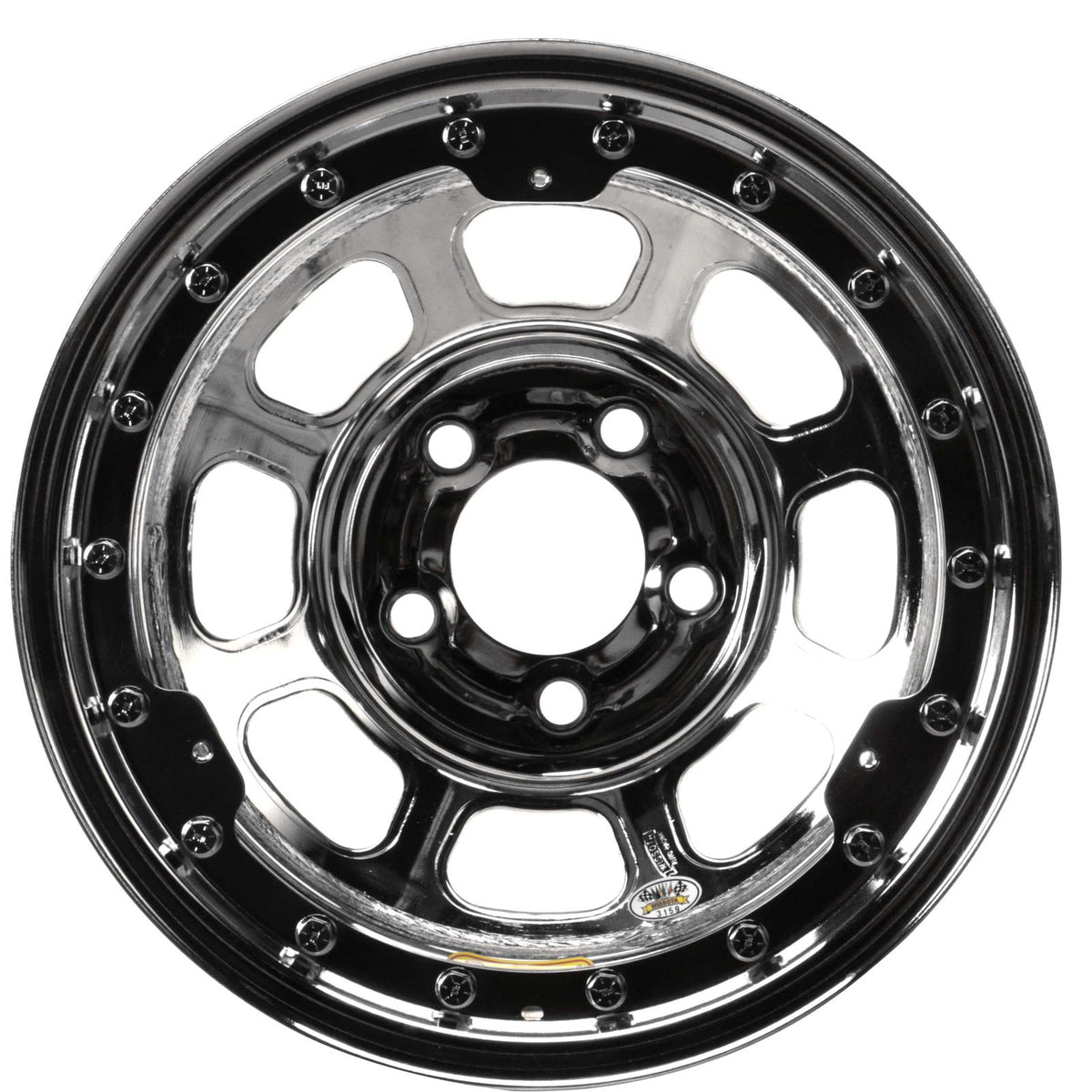 15x8 D-Hole Beadlock Wheel, 5 on 5 Bolt Pattern L760519