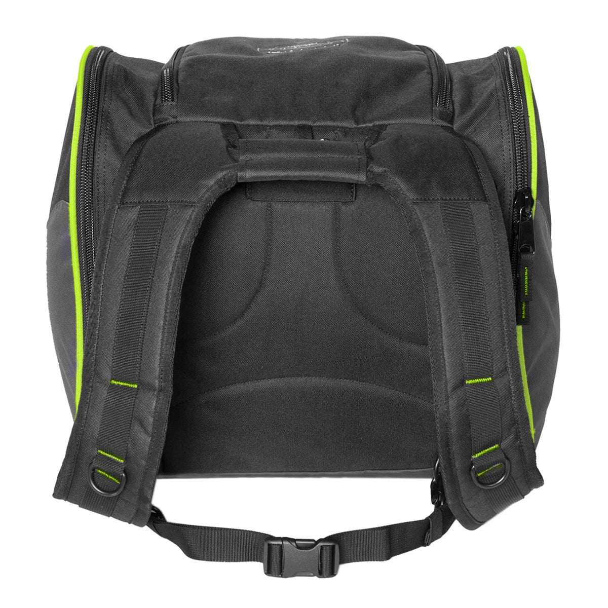 Green/Black Padded Ski Boot & Gear Backpack Bag T9841
