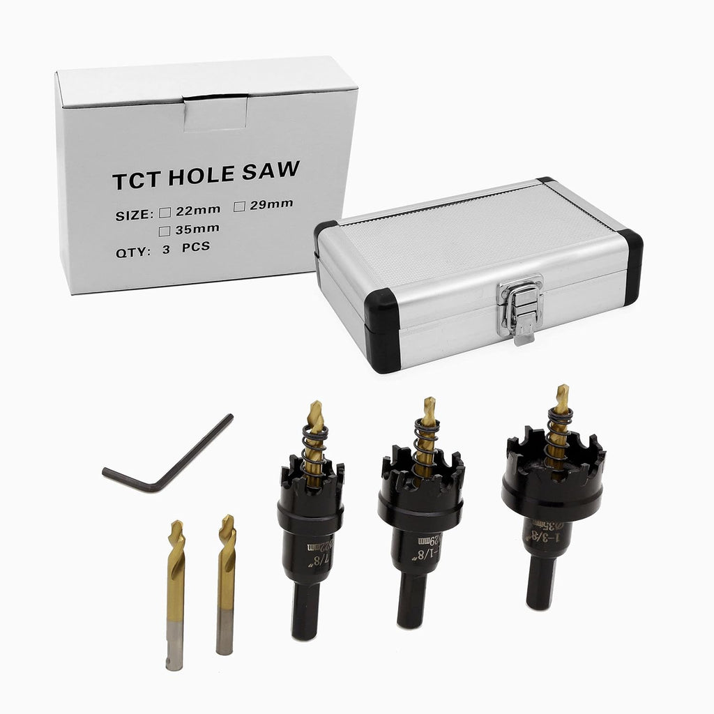 10 Pcs Tungsten Carbide Tipped Hole Saw Kit F889654