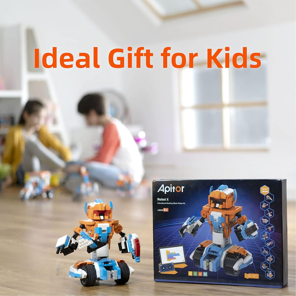 12-in-1 Coding Robot Stem Learning Toys Building Blocks C373444