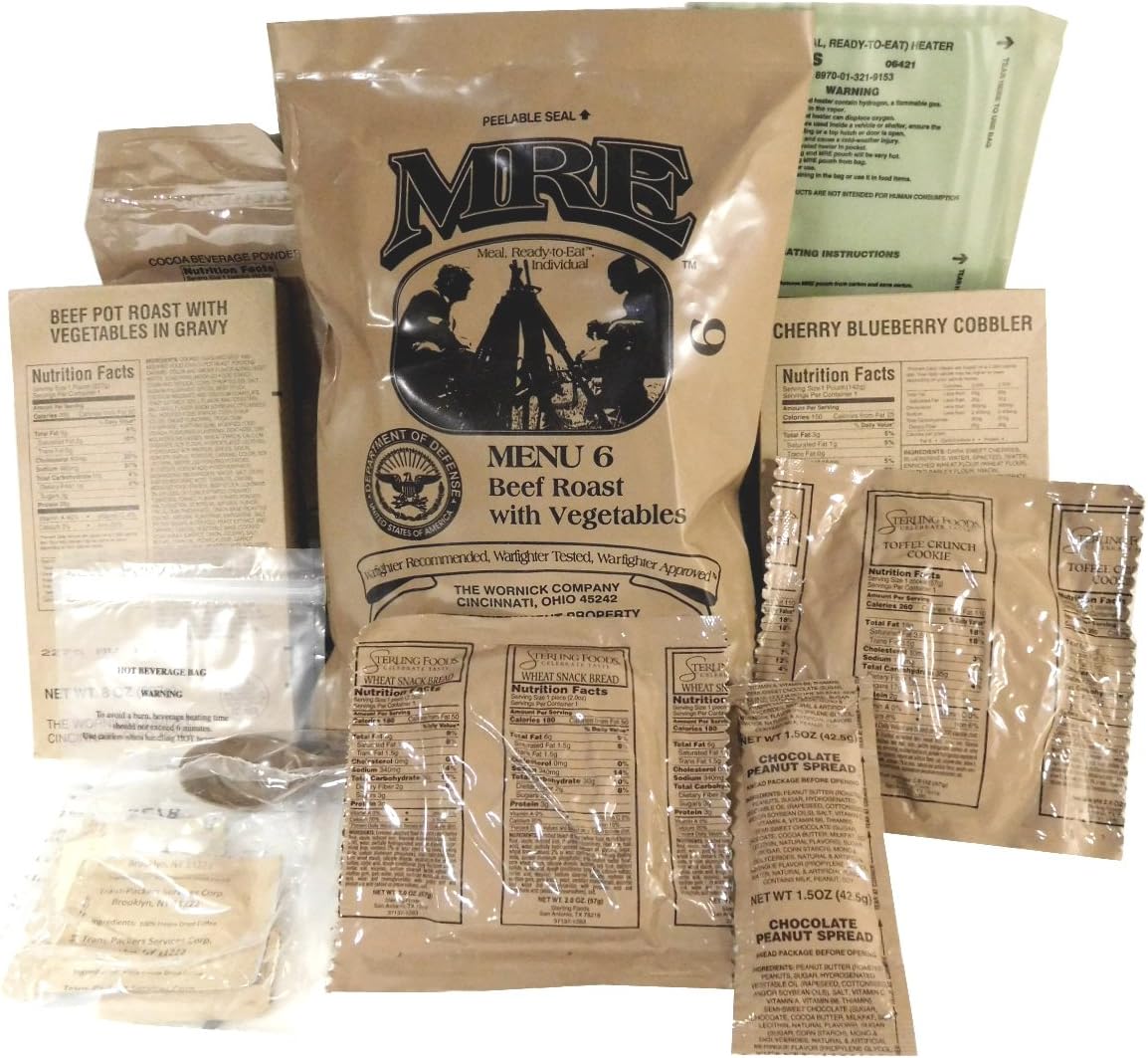 1 Pack Assorted Flavor MREs N502738