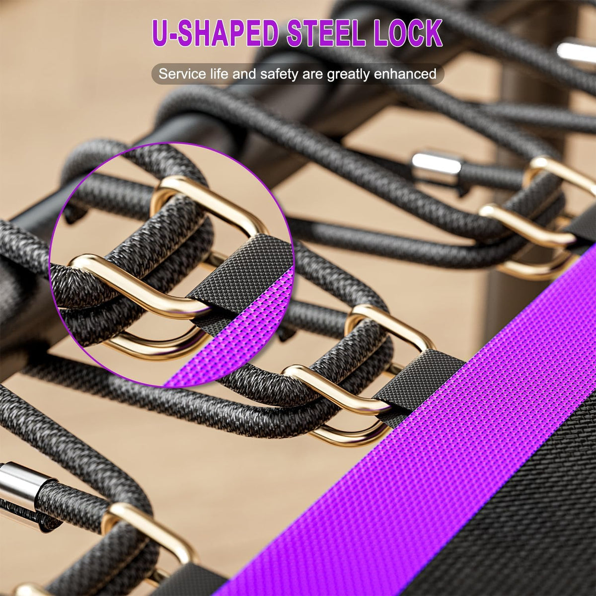 50'' Trampoline Rebounder Load 330lbs R132