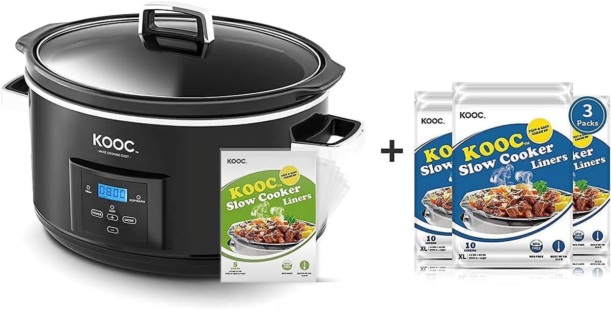 Programmable Slow Cooker 8.5-Quart with 30 Liners W537768