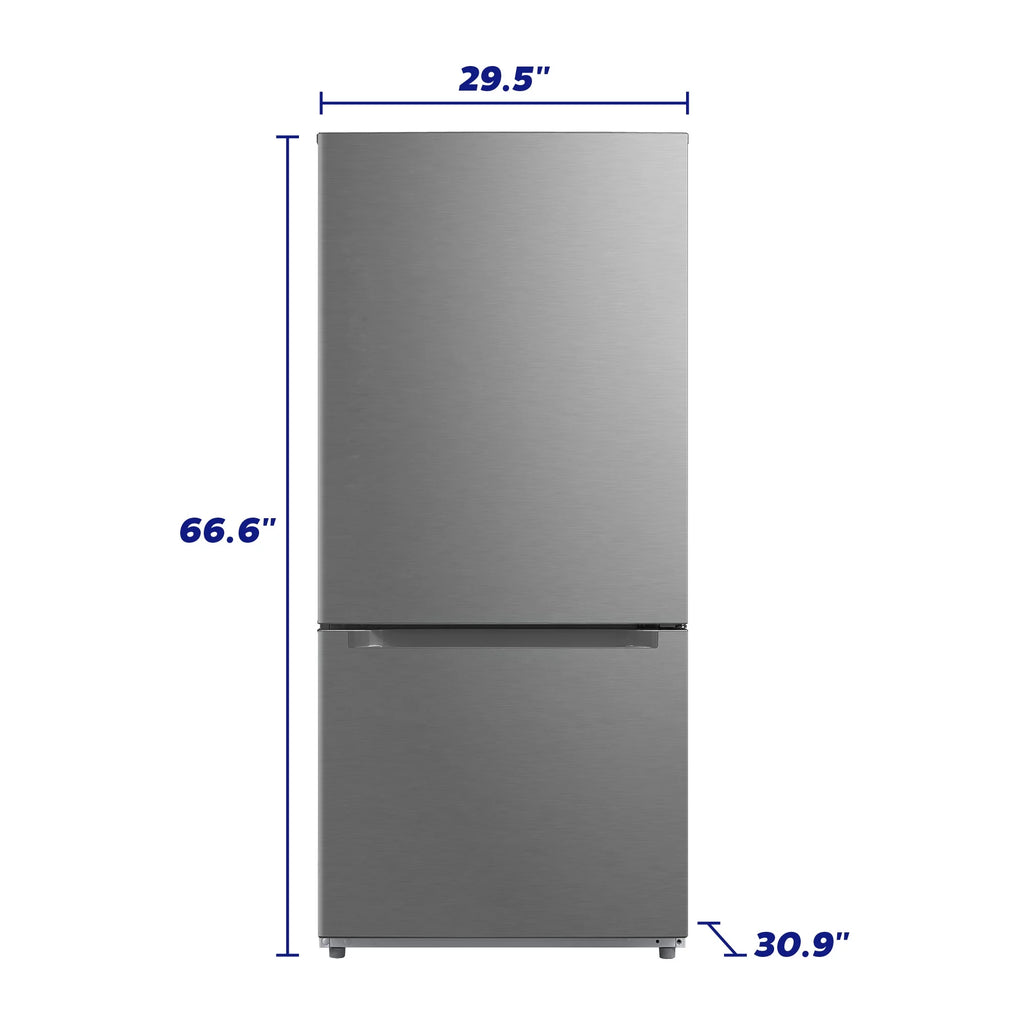18.7 cu. ft. Stainless Steel Bottom Mount Refrigerator L769