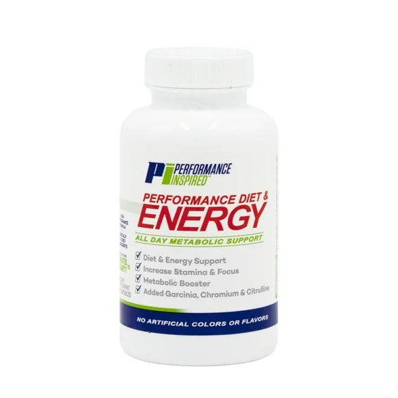 Energy & Diet Capsules with Green Coffee & Tea Extract 60 Count E945