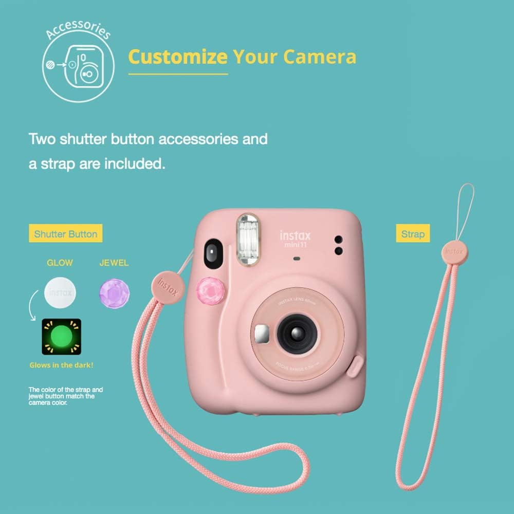 Charcoal Grey Instant Film Camera with 80 Exposures N71075