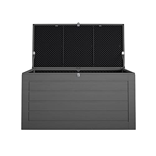 180 Gallons Charcoal Outdoor Storage Deck Box P63924