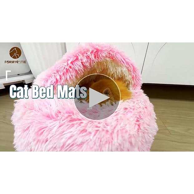 Hooded Round Dog Bed & Cat Cave T3917