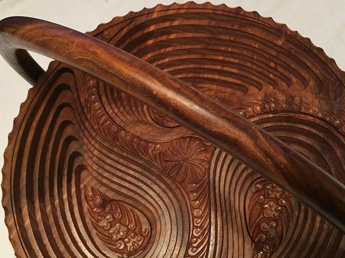 Solid Wood Collapsible Fruit Basket S991