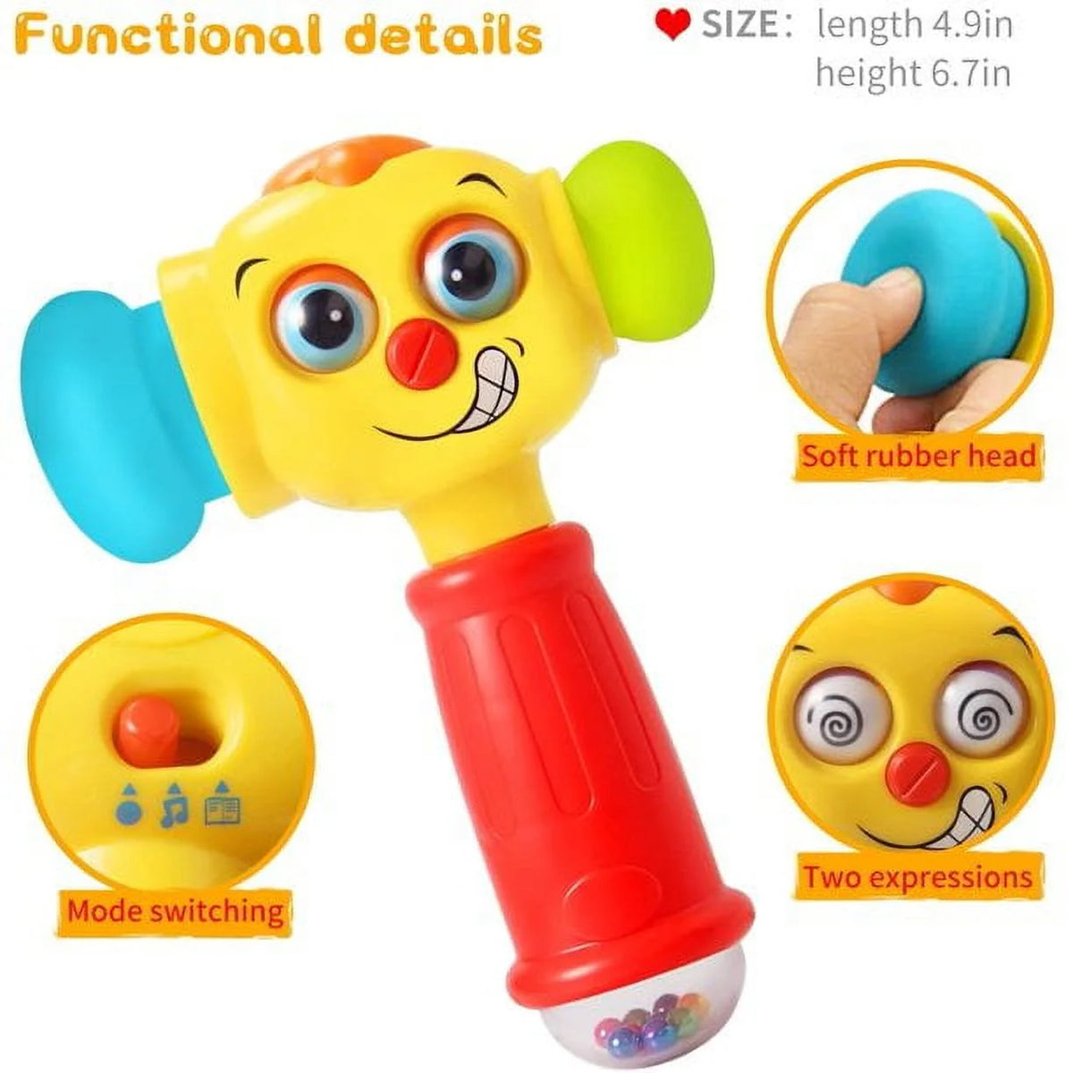 Hammer Toy with Light and Music Y56193