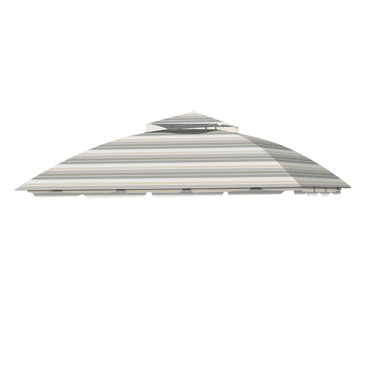 Stripe Stone Replacement Canopy Top Cover for Gazebo X387220
