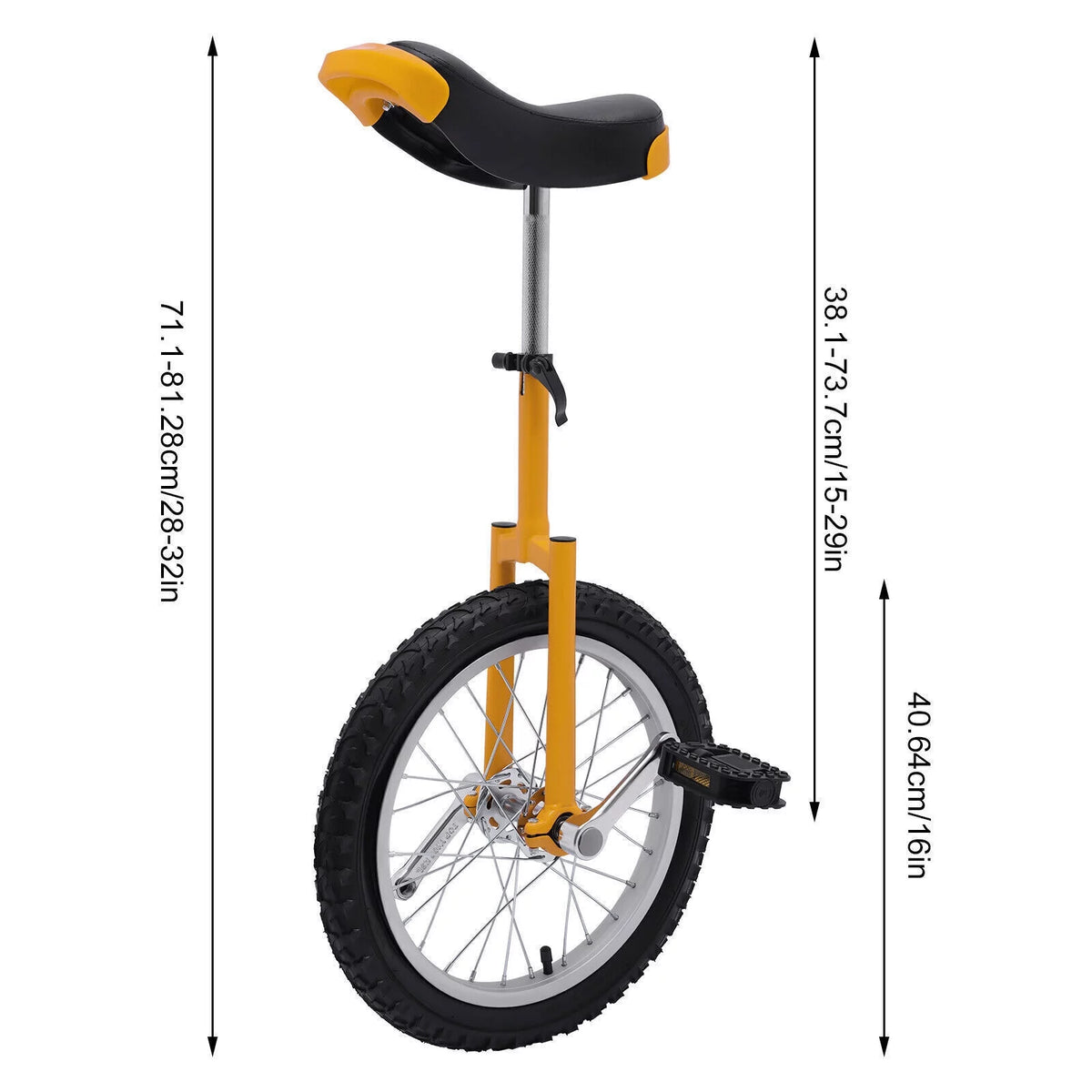 16 Wheel Unicycle with Steel Rim D67904