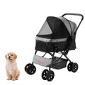 4 Wheels Pet Stroller with Brakes T1106