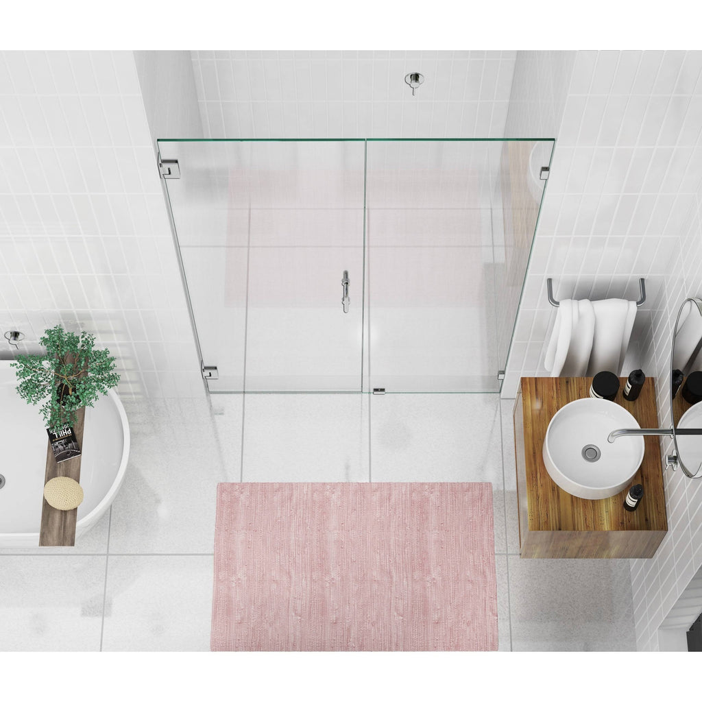 Frameless Shower Door (Oil Rubbed Bronze) F19986