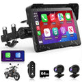 7 inch Motorcycle CarPlay Screen with Dual 2K Cameras O435745