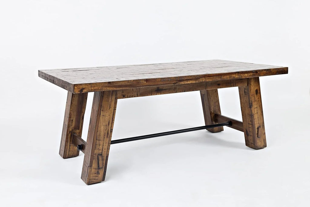 Rustic Industrial Acacia Coffee Table With Storage J70650
