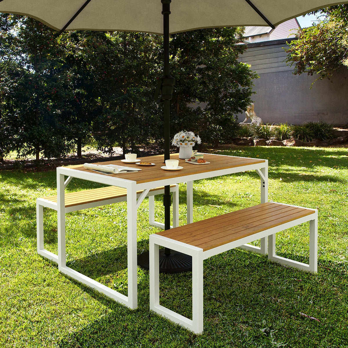 3 Pieces Patio Dining Table Set K861368