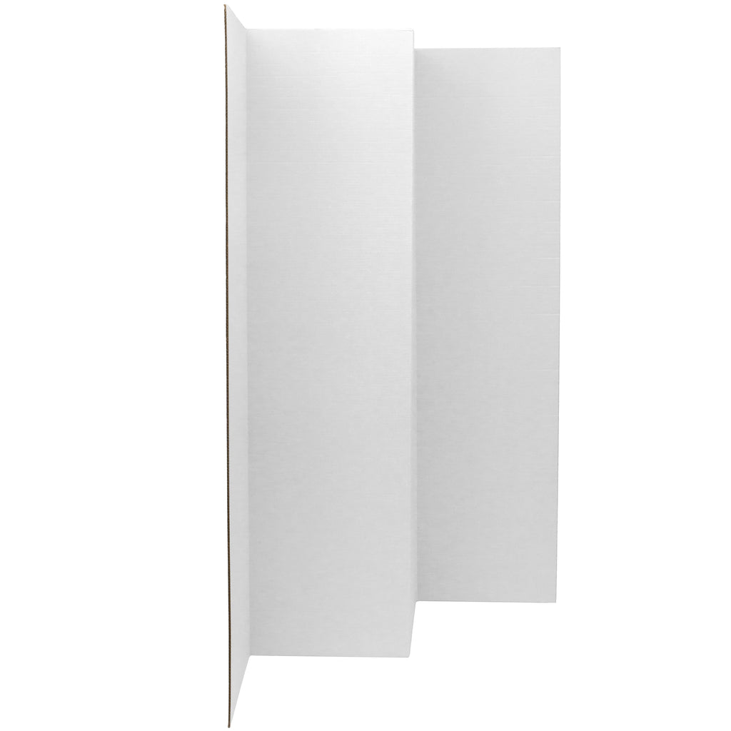 6 Ft. Tall White 4 Panel Room Divider W938960