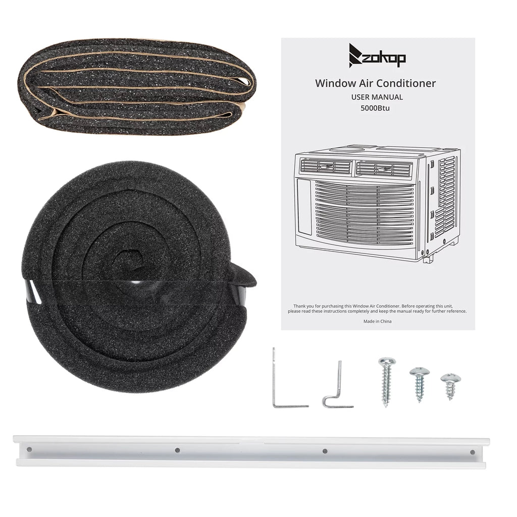 5,000 BTU Window Air Conditioner with Installation Kit K3324