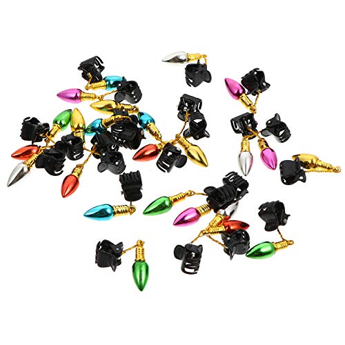 24pcs Christmas Beard Ornaments Clips N2423
