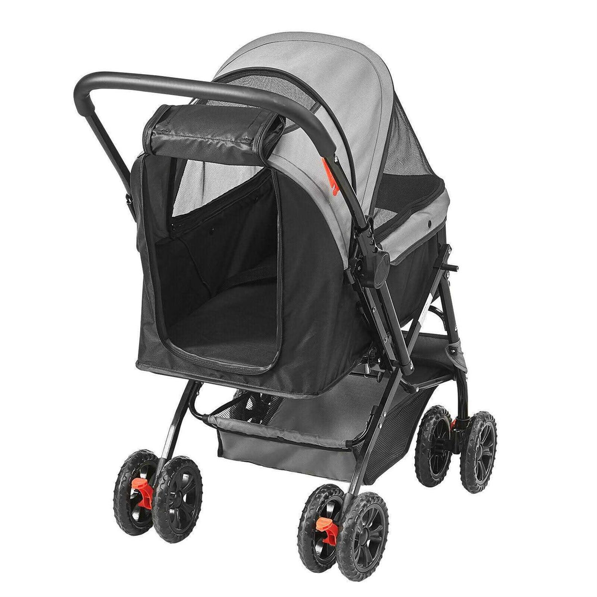 4 Wheels Pet Stroller with Brakes T1106