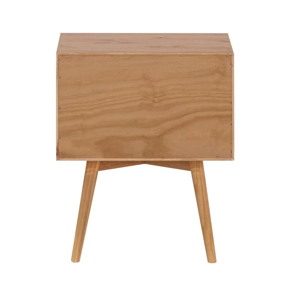 1-Drawer Solid Wood Nightstand N430