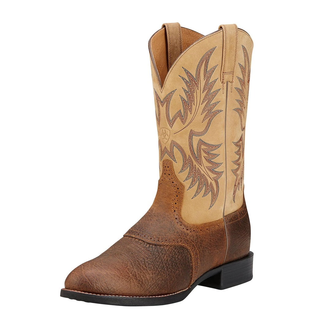 Brown Leather Stockman Boots S19810