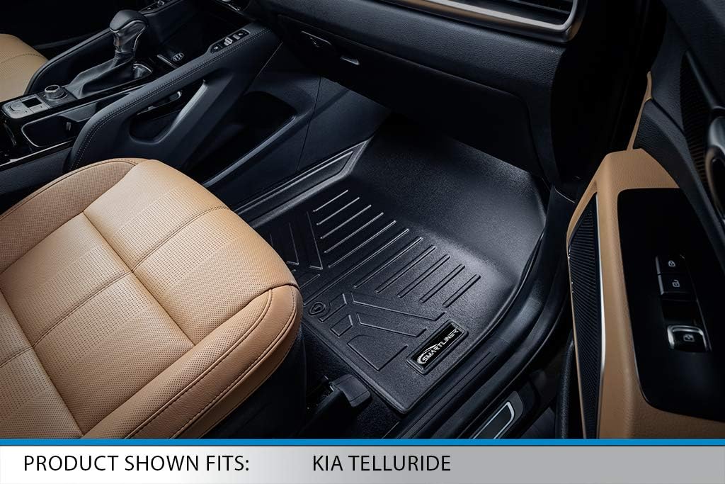 Black 3 Row & Cargo Floor Mat Liner Set X24814