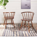 Walnut Slat Back Side Chair P513