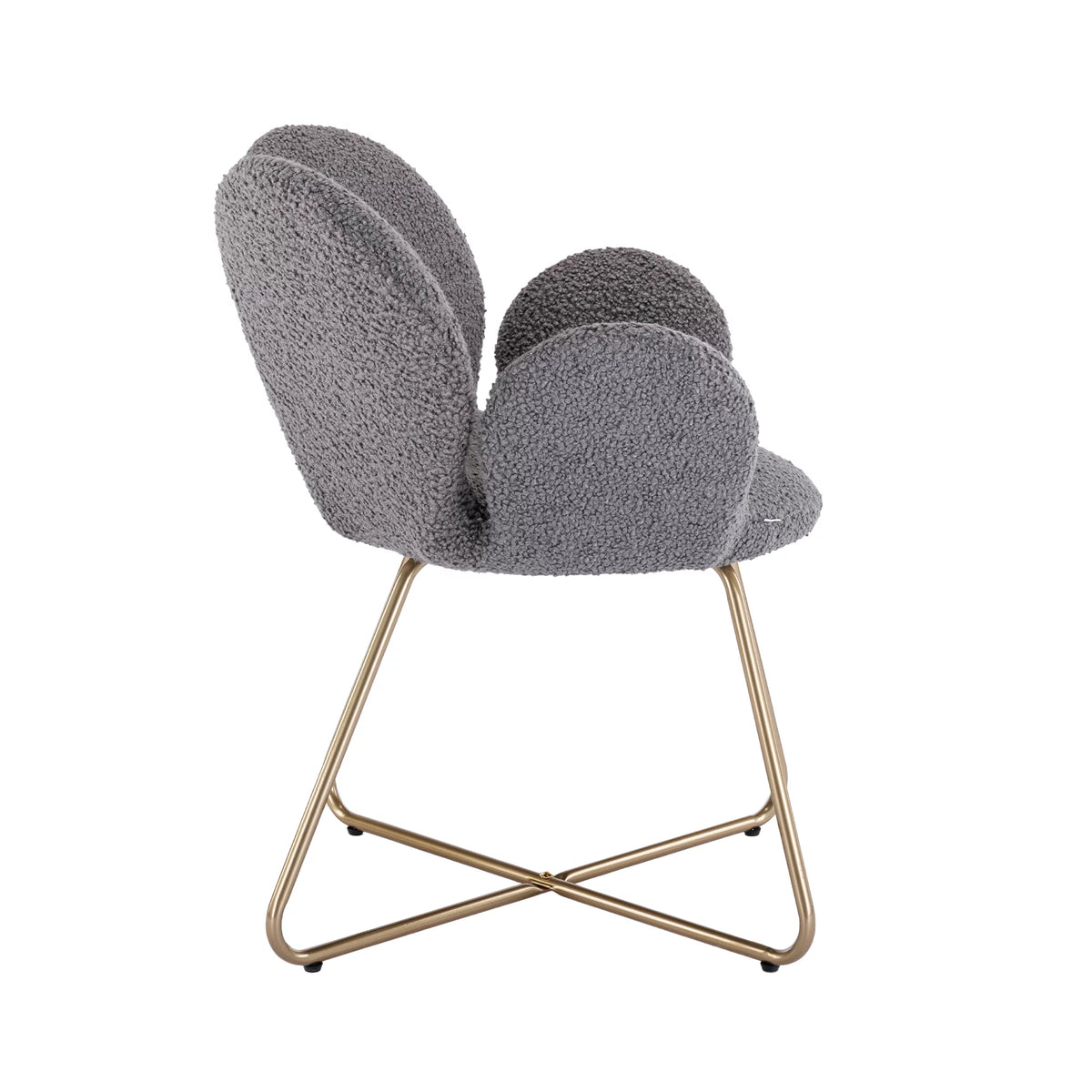 Velvet Accent Chair with Metal Legs G48520