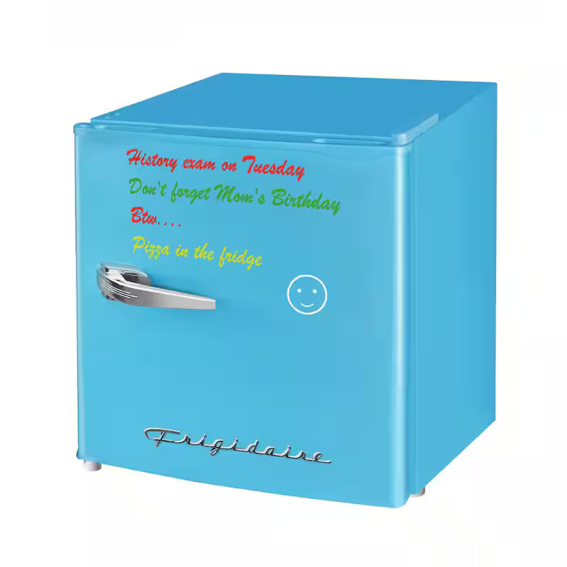 1.6 cu. ft. Mini Retro Refrigerator in Blue N87145