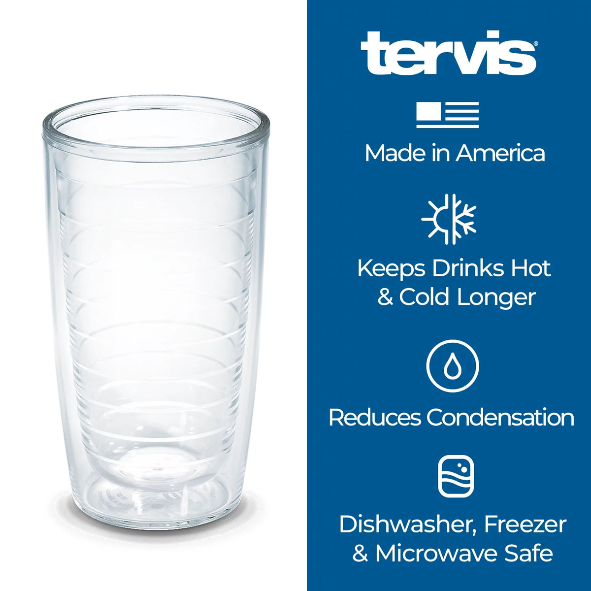 Navy 16oz Double Walled Insulated Tumbler U98528