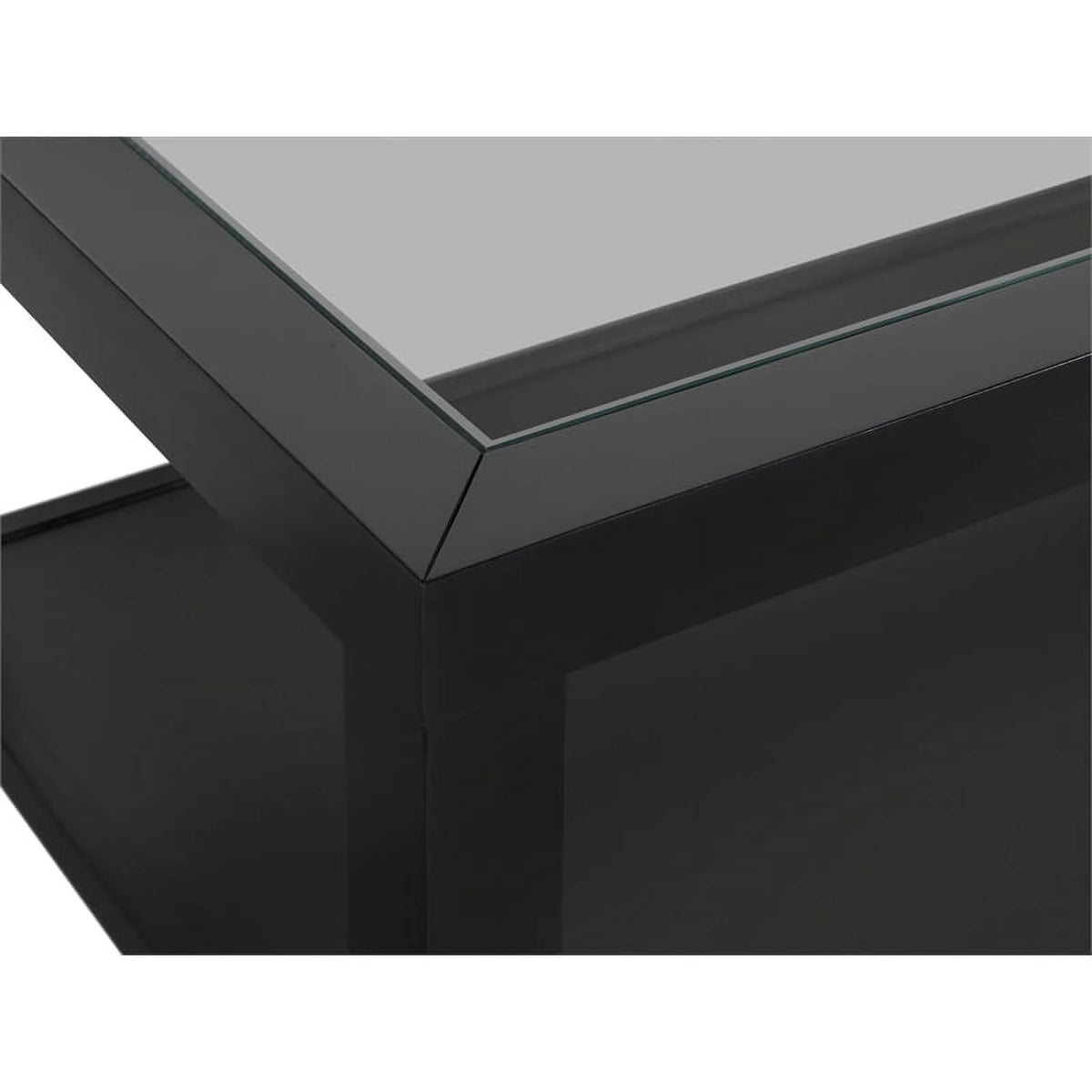 3 Piece Coffee Table and 2 End Tables in Black E89453