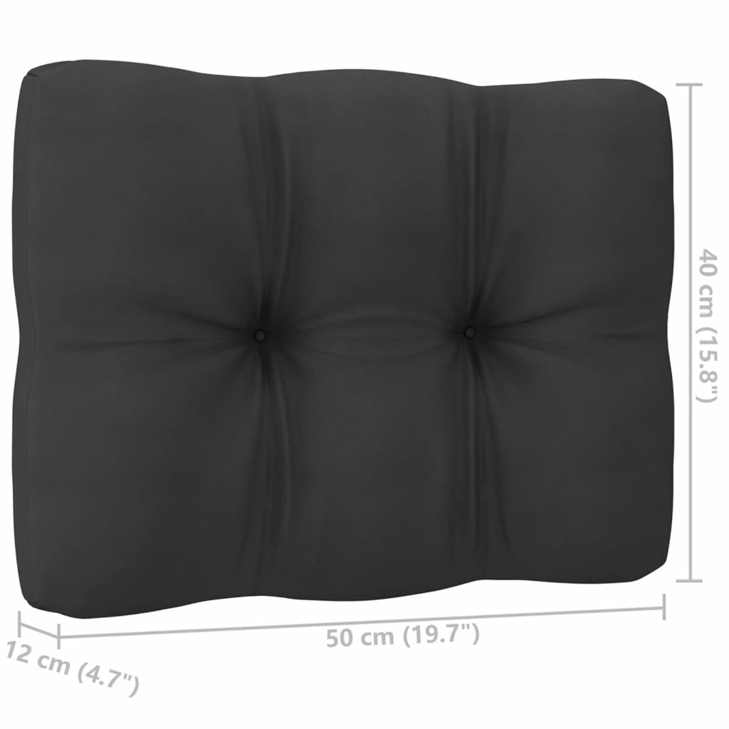 4 Piece White Pinewood Outdoor Sectional Sofa Set with Cushion S682