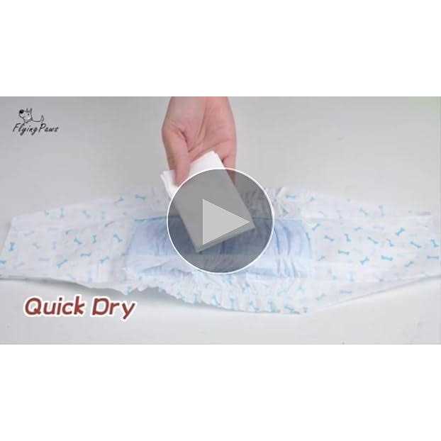 Absorbent Male Dog Wraps with Leak Protection J285