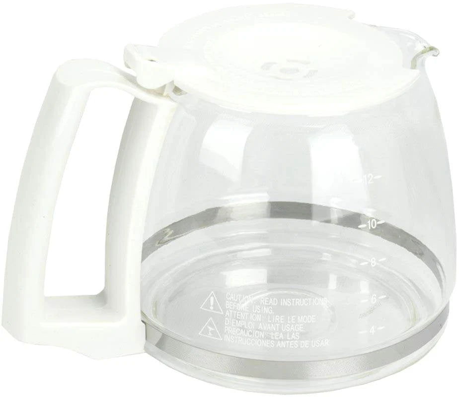 12-Cup White Coffee Maker V7030