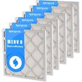 11X11X1 MERV 8 Pleated Air Filters 6 Pack H3834