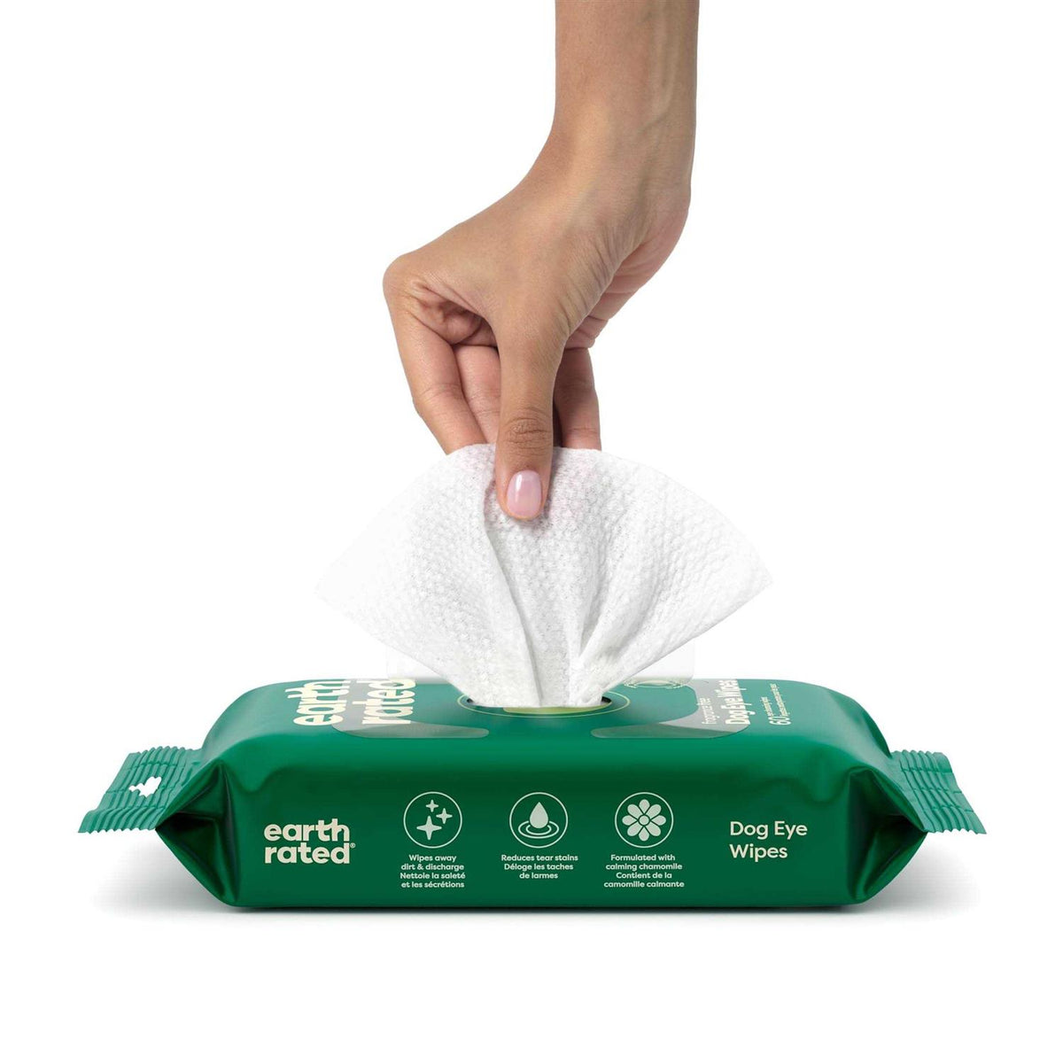 Hypoallergenic Plant Based Fragrance Free Dog Eye Wipes F272